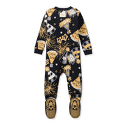 NYE Party Organic Cotton Sleeper Footed